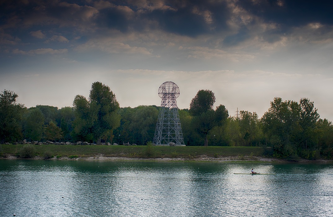 Lake Jarun -Replica of Tesla’s tower